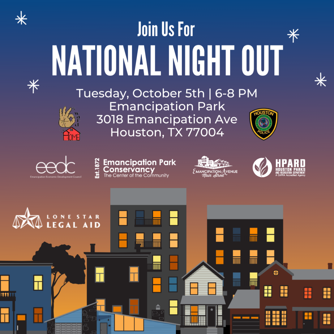 National Night Out is Back Join Lone Star Legal Aid at Emancipation